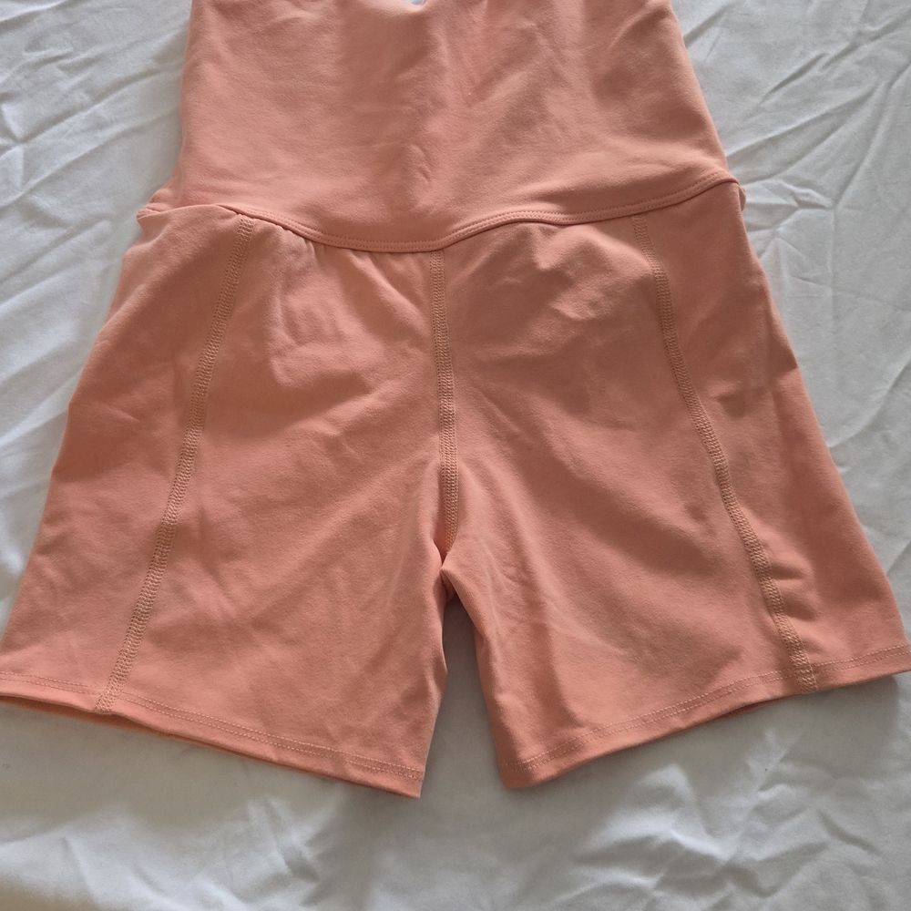 Live The Process Coral Athletic Shorts